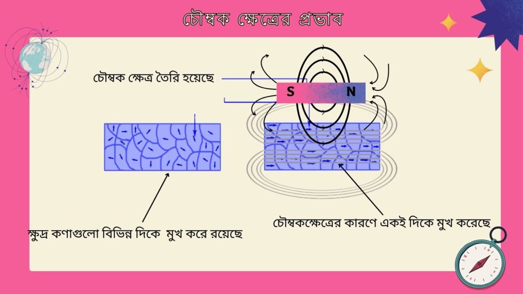 চুম্বক ক্ষেত্রের প্রভাব